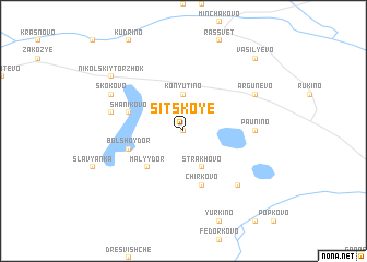 map of Sitskoye