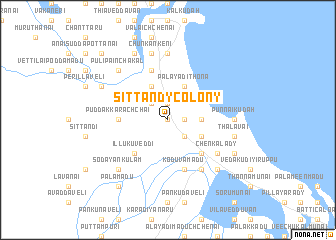 map of Sittandy Colony