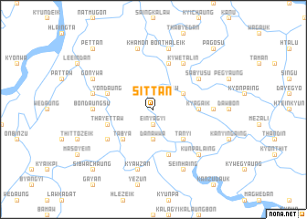 map of Sittan