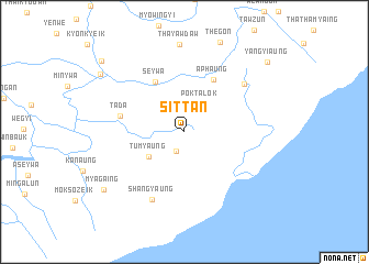 map of Sittan