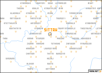 map of Sittaw