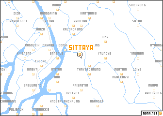 map of Sittaya