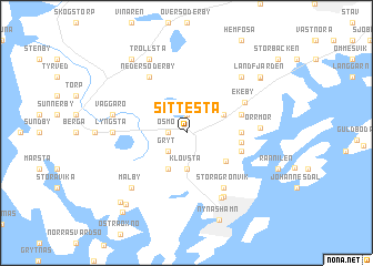 map of Sittesta