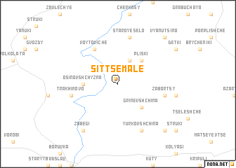 map of Sittse Male