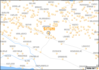 map of Šitumi