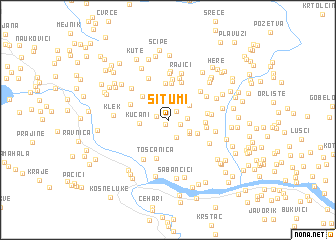 map of Šitumi