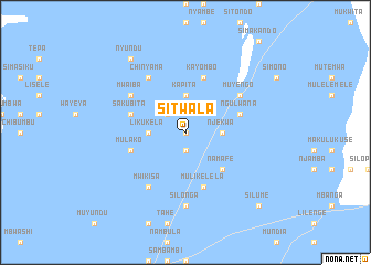 map of Sitwala