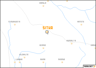 map of Sitwa