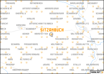 map of Sitzambuch