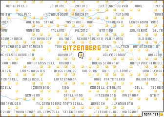 map of Sitzenberg