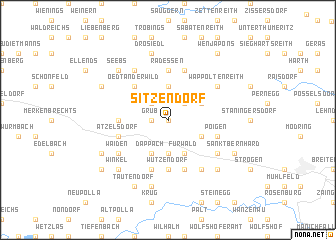 map of Sitzendorf