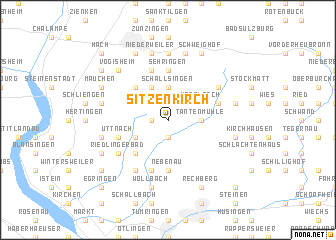 map of Sitzenkirch