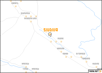 map of Siudiva