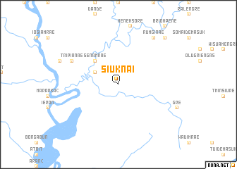 map of Siuknai