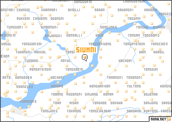 map of Siŭm-ni