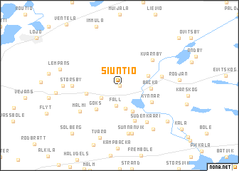 map of Siuntio