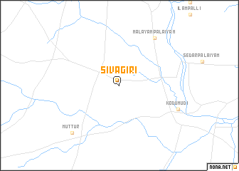 map of Sivagiri