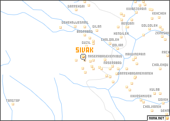 map of Sīvak