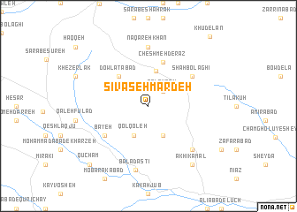 map of Sī va Seh Mardeh