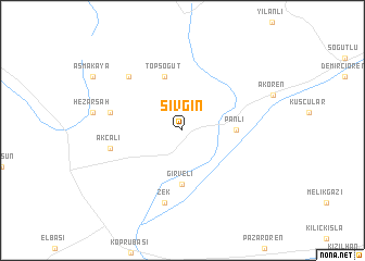 map of Sıvgın