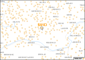 map of Sivići