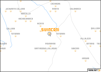 map of Sivincani