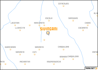 map of Sivingani