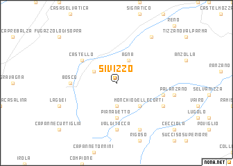 map of Sivizzo