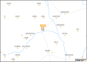 map of Sivi