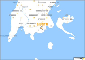 map of Sívota