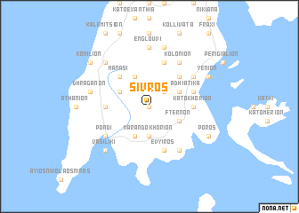 map of Sívros