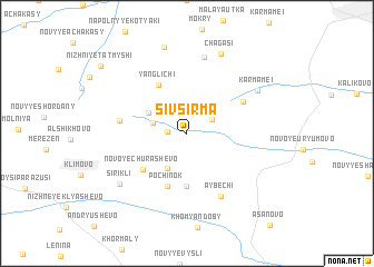 map of Siv-Sirma