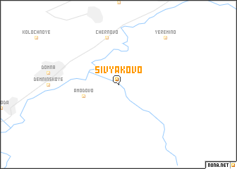 map of Sivyakovo