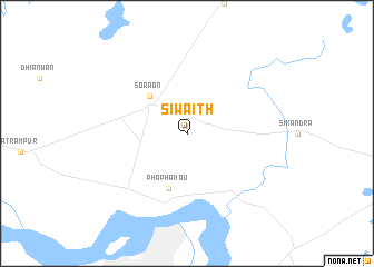 map of Siwaith