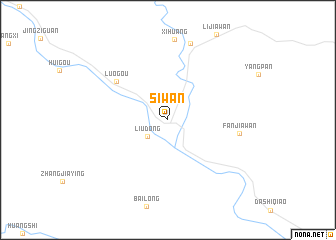 map of Siwan