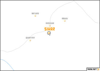 map of Siwār