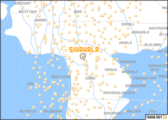 map of Siwāwāla