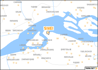 map of Siwei