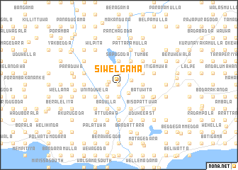 map of Siwelgama