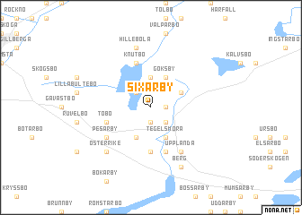 map of Sixarby