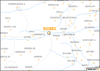 map of Şıxarx