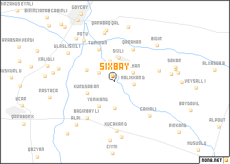 map of Şıxbǝy