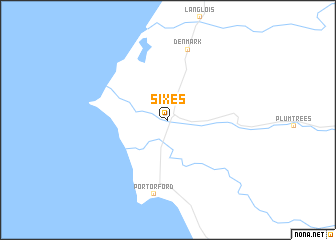 map of Sixes