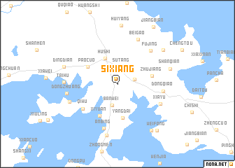 map of Sixiang