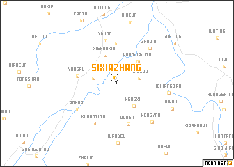 map of Sixiazhang