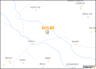 map of Şıxlar