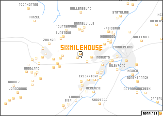 map of Sixmile House