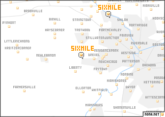 map of Six Mile