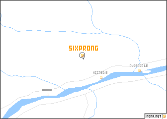 map of Sixprong