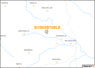 map of Siyakhathala